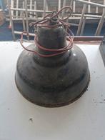 Vintage Retro Lamp, Gebruikt, Rond, Grijs, Ophalen of Verzenden