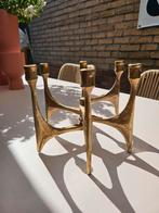 Vintage design brutalische Michael Harjes kandelaar, Ophalen of Verzenden