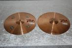 Paiste PST-7 sizzle / tamboerijn hats 809/1126gr 14 inch, Gebruikt, ., Drums of Percussie, Ophalen of Verzenden