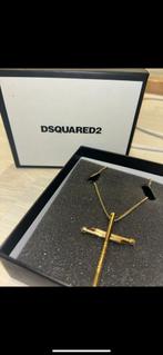 Dsquared2 ketting goud kruis met swarovski diamanten, Overige materialen, Nieuw, Ophalen of Verzenden, Met edelsteen