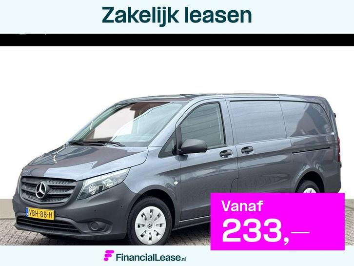 Mercedes-Benz Vito 111 L | Dubbele schuifdeur | Cruise | Cam, Auto's, Bestelauto's, Bedrijf, Lease, Financial lease, ABS, Achteruitrijcamera