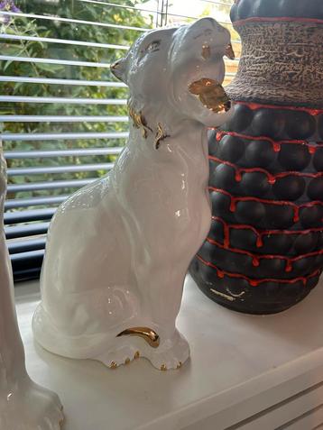 Panter beeld, Hollywood Regency, keramiek beschikbaar voor biedingen