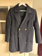 WE Mantel Blauw met Gouden Knopen - Maat L, Kleding | Dames, Jassen | Zomer, WE, Ophalen of Verzenden, Zo goed als nieuw, Blauw