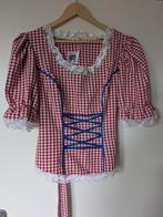 Oktoberfest top blouse met kant en strik maat 38 40, Kleding | Dames, Carnavalskleding en Feestkleding, Ophalen of Verzenden, Zo goed als nieuw
