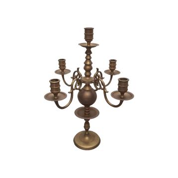 Antiek stijl messing kandelaar beschikbaar voor biedingen