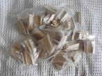 Houten inlijsthoekjes voor schilderij voor een reep chocola, Minder dan 50 cm, Ophalen of Verzenden, Zo goed als nieuw, Minder dan 50 cm
