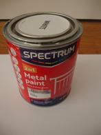 2-in-1 Witte metaallak(9m2)/Transparante matte lak.(6m2), Ophalen, 5 tot 10 liter, Wit, Zo goed als nieuw