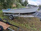 Ryds 460 Visboot met Mercury 5 pk motor en trailer, Watersport en Boten, Vis- en Consoleboten, Ophalen, Gebruikt, Buitenboordmotor