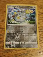 Togedemaru reverse holo 127/195 silver tempest, Hobby en Vrije tijd, Verzamelkaartspellen | Pokémon, Foil, Ophalen of Verzenden