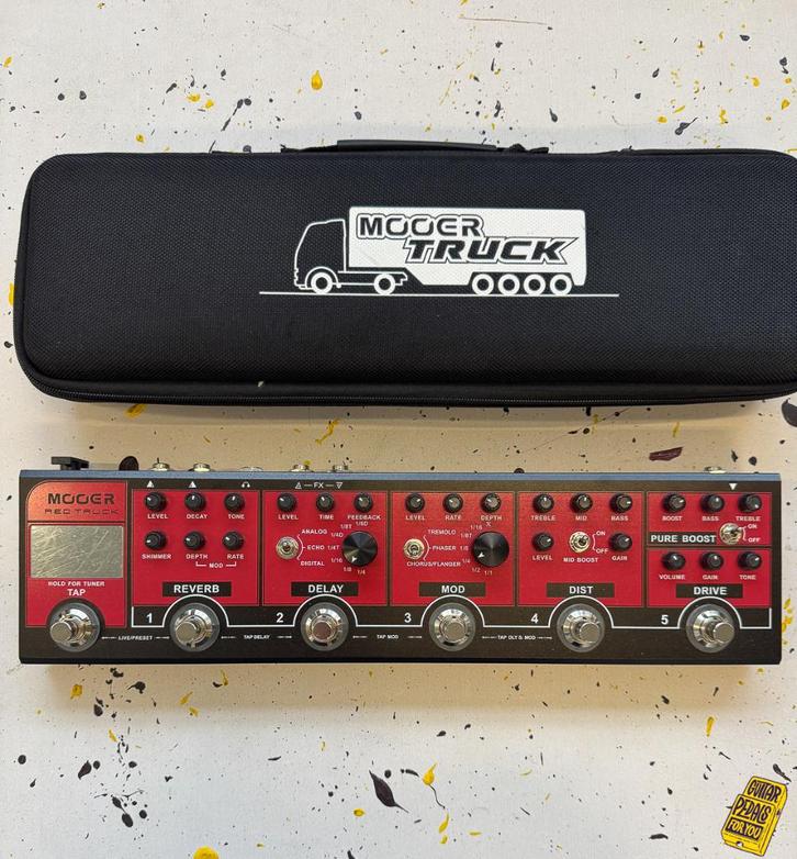 Mooer Red Truck Combined Effects Pedal, Muziek en Instrumenten, Effecten, Gebruikt, Reverb, Multi-effect, Ophalen of Verzenden
