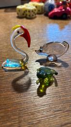 glazen murano stijl beeldjes, Antiek en Kunst, Antiek | Glas en Kristal, Ophalen of Verzenden