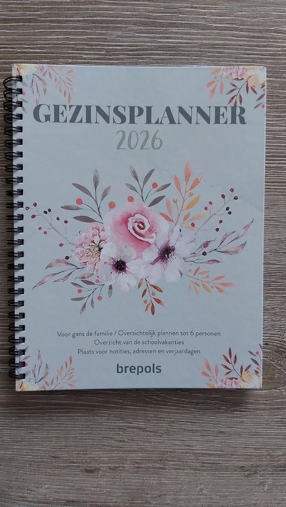 Brepols Agenda Gezinsplanner 2026 - Nieuw!, Ophalen of Verzenden, Nieuw, Overige onderwerpen, Brepols