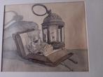 schilderij Gravure/ets stilleven, Ophalen