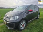 Volkswagen Up! 1.0 BMT up! BEATS|Airco|Cruise|Achteruitrijca, Auto's, Voorwielaandrijving, Gebruikt, Leder en Stof, Zwart