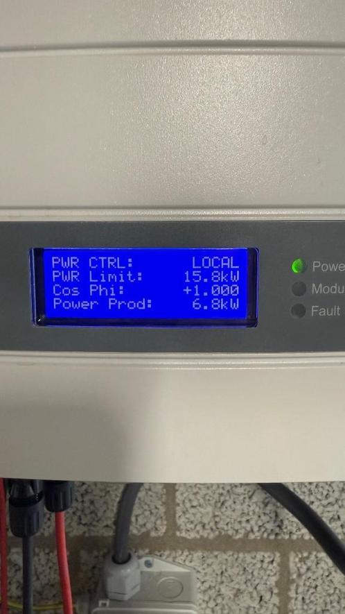 SolarEdge SE15K omvormer, Doe-het-zelf en Verbouw, Zonnepanelen en Toebehoren, Zo goed als nieuw, Overige typen, 200 wattpiek of meer