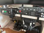 Flight sim setup, Computers en Software, Joysticks, Ophalen of Verzenden, Zo goed als nieuw