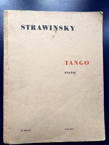 Strawinsky / Stravinsky Tango piano muziek beschikbaar voor biedingen