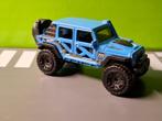 Hotwheels - 2017 Jeep Wrangler [blauw] 1/60, Ophalen of Verzenden, Gebruikt, Auto
