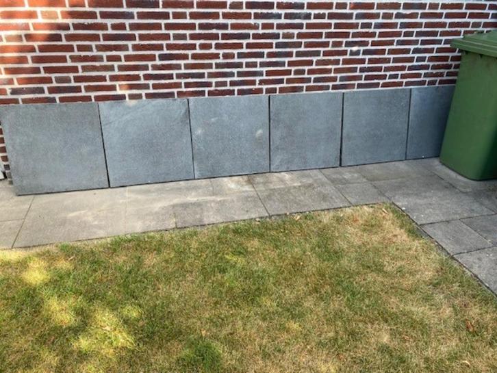 Geo Ceramica Roccia Carbon terras tegels koopje, Tuin en Terras, Tegels en Klinkers, Zo goed als nieuw, Terrastegels, Keramiek