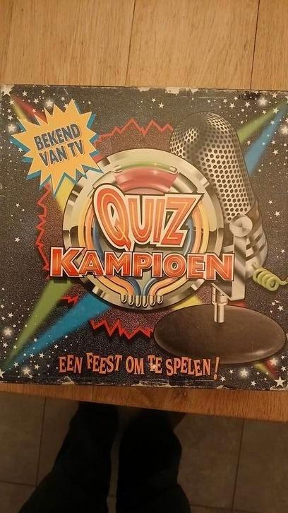 Bordspel Quiz kampioen., Hobby en Vrije tijd, Gezelschapsspellen | Bordspellen, Gebruikt, Ophalen of Verzenden