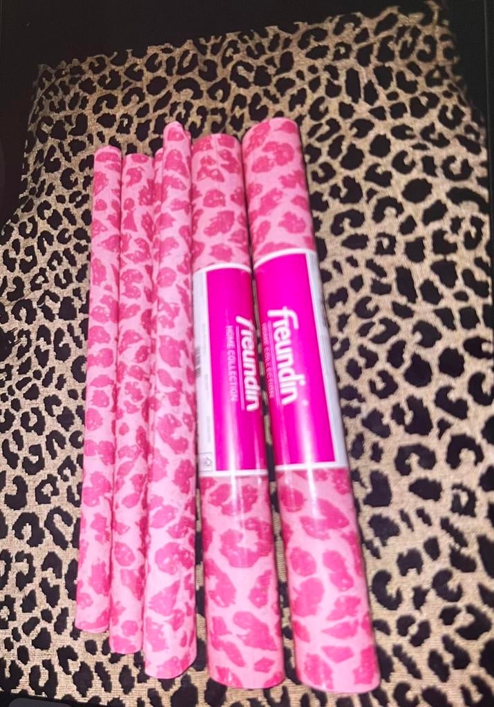 Behang, Ophalen of Verzenden, Minder dan 10 m², Roze