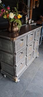 100 korting op deze metalen rvs industriële ladenkast, Ophalen, Nieuw, 50 tot 100 cm, Minder dan 100 cm