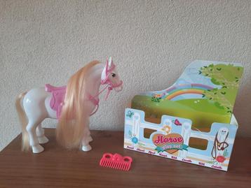 Horse Play Set Speelgoedpaard met Kam Paard Kunststof beschikbaar voor biedingen
