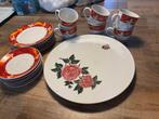 Servies: Kopjes, Ontbijtbordjes & Serveerbord, Gebruikt, Keramiek, Ophalen of Verzenden, Bord(en)