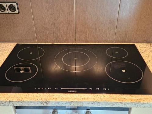 Siemens inductiekookplaat, Witgoed en Apparatuur, Kookplaten, Gebruikt, Inbouw, Inductie, 5 kookzones of meer, Ophalen