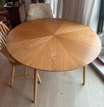 Ronde eettafel 120cm - Fonq model Finn (vintage look), Huis en Inrichting, Tafels | Eettafels, Ophalen, Zo goed als nieuw, Vintage / Retro
