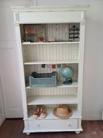 Charmante Brocante Boekenkast – Met Lade, Ophalen, 50 tot 100 cm, Zo goed als nieuw, Met lade(s)