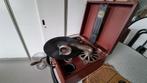 Nirona Antique koffergrammofoon, Antiek en Kunst, Antiek | Tv's en Audio, Ophalen of Verzenden