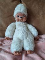 Vintage Monchhichi 80s wit knuffel, Verzamelen, Ophalen of Verzenden, Zo goed als nieuw, Pop