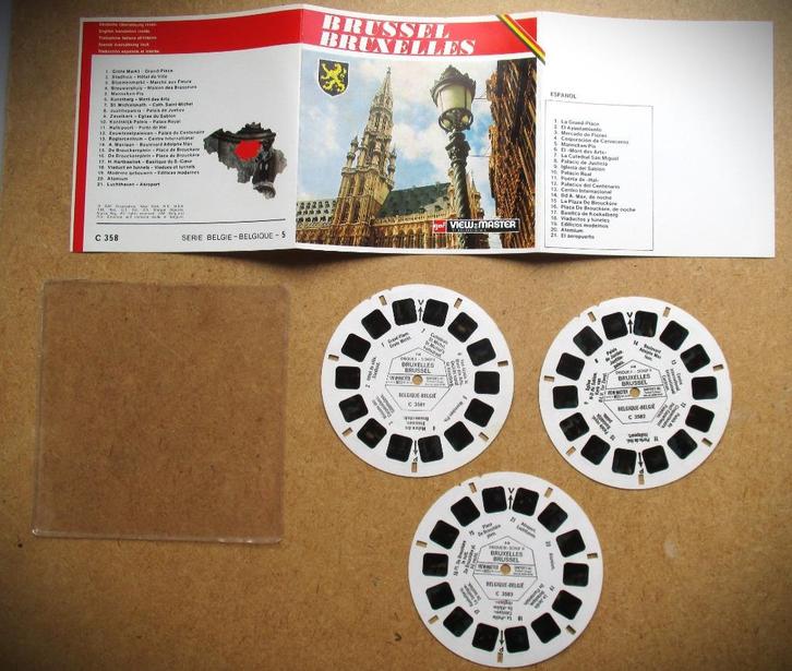 Viewmaster Retro Reels Brussel C358~België~View-master, Verzamelen, Speelgoed, Zo goed als nieuw, Ophalen of Verzenden