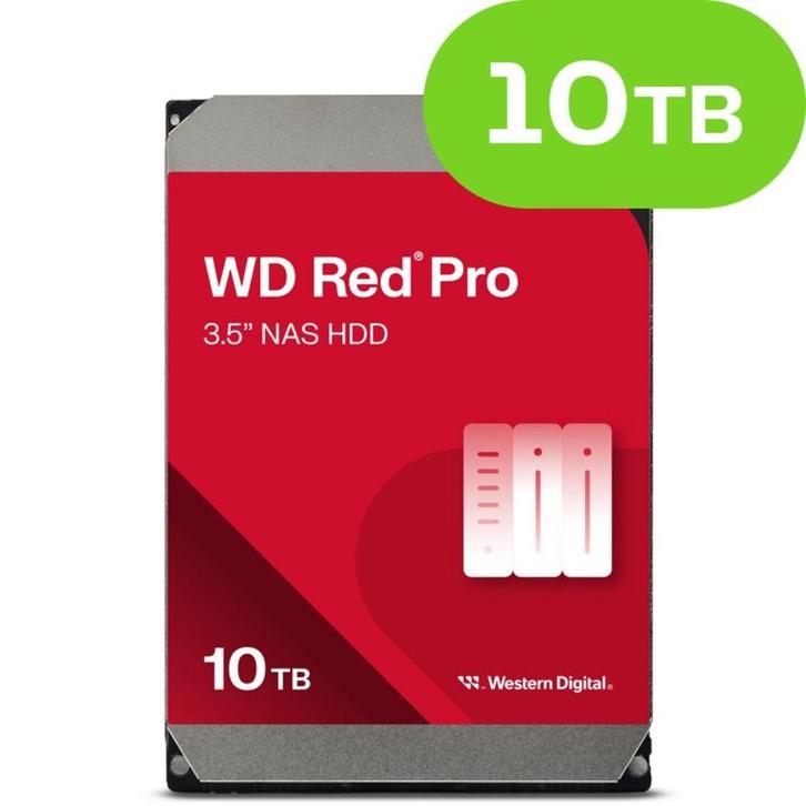 Wd red pro 10Tb (2 op voorraad), Computers en Software, Harde schijven, Gebruikt, Desktop, Intern, HDD, SATA, Ophalen of Verzenden