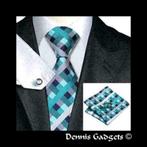 Dennis Gadgets: 100 % zijden stropdas ( 3 delig !! ) DG 0553, Kleding | Heren, Stropdassen, Nieuw, Met patroon, Blauw, Ophalen