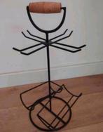 Design Wijnrek met glazendrager (48H x 25B), NIEUW!, Nieuw, Ophalen of Verzenden, Minder dan 5 flessen, Metaal