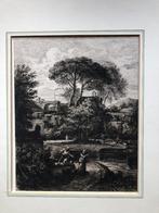 William Unger Das Grabmal der Cäcilia Metella 1870, Antiek en Kunst, Kunst | Etsen en Gravures, Ophalen of Verzenden