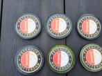 6 Feyenoord onderzetters epoxy 9cm, Maat XL, Ophalen of Verzenden, Zo goed als nieuw, Shirt