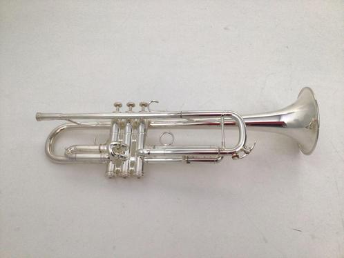 Gebruikte Bes Trompet Adams A3, 0,60 Messing, verzilverd, Muziek en Instrumenten, Blaasinstrumenten | Trompetten, Zo goed als nieuw