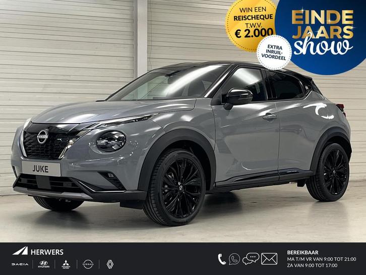 Nissan Juke 1.6 Hybrid N-Sport / Stoelverwarming/Stuurverwar, Auto's, Nissan, Bedrijf, Te koop, Juke, 360° camera, ABS, Achteruitrijcamera