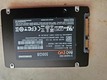 Hardeschijf SSD Samsung 500GB met Windows 11 64bit  beschikbaar voor biedingen