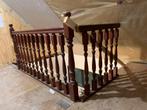 Gebruikt Traphek / balustrade in Meranti Hout, Doe-het-zelf en Verbouw, Ophalen, Gebruikt, 120 cm of meer, Overige typen