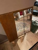 Vintage Drieluik Spiegel - Jaren 70, Ophalen, Gebruikt, 75 tot 100 cm, Minder dan 100 cm