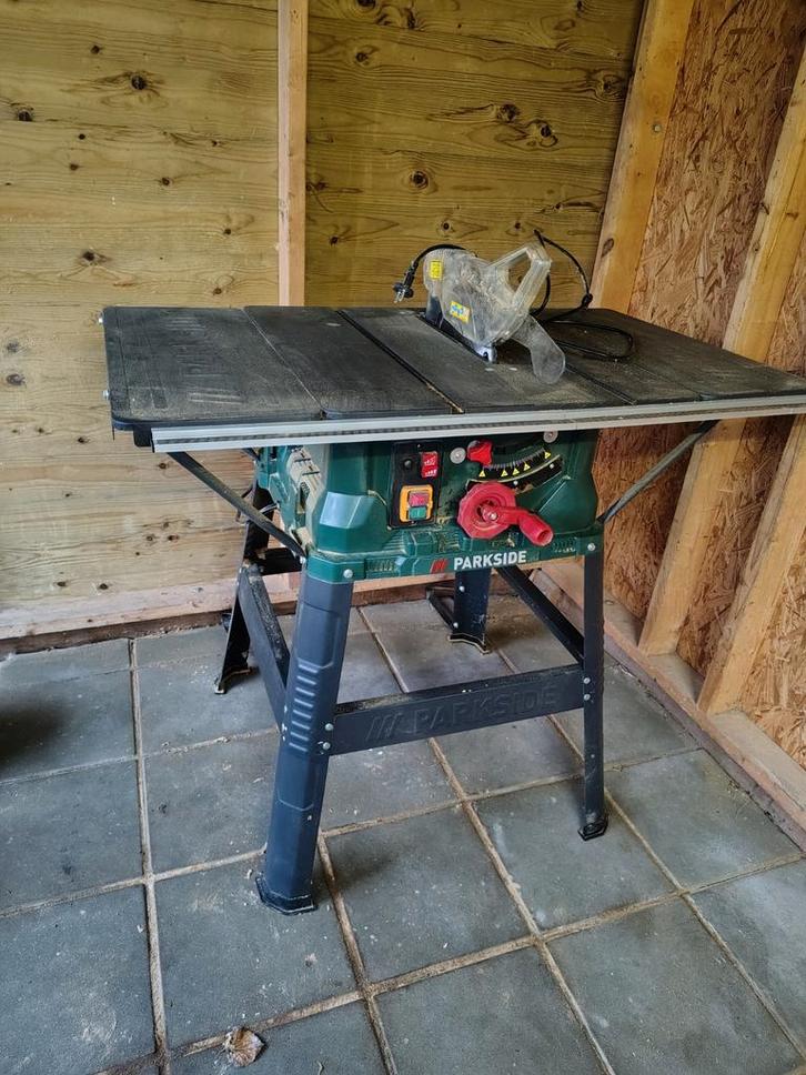 Parkside Zaagtafel - Gebruikt, Doe-het-zelf en Verbouw, Gereedschap | Zaagmachines, Gebruikt, Cirkelzaag, 600 tot 1200 watt, 30 tot 70 mm