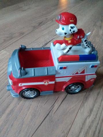 Paw Patrol Marshall met Auto beschikbaar voor biedingen