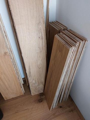 Eikenhout lamelparket nieuw circa 10m2 beschikbaar voor biedingen
