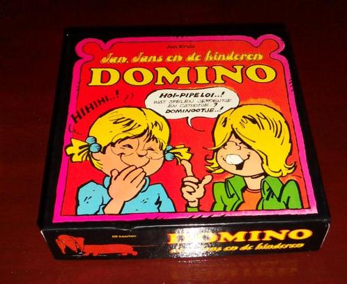 Jan, Jans en de Kinderen Domino spel door Jan Kruis, Hobby en Vrije tijd, Gezelschapsspellen | Overige, Gebruikt, Een of twee spelers