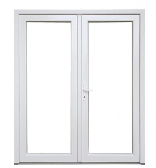 Dubbele deur, tuindeuren b180 x h215 cm, Doe-het-zelf en Verbouw, Kozijnen en Schuifpuien, Nieuw, Deurkozijn, Kunststof, 150 tot 225 cm