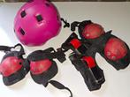 kinder skeeler/fiets helm + knie, elleboog + handbeschermer, Ophalen of Verzenden, Gebruikt